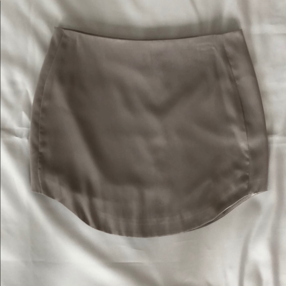 Urban Outfitters Taupe Mini Skirt